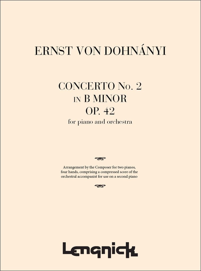 Concerto No. 2 In B Minor Op. 42